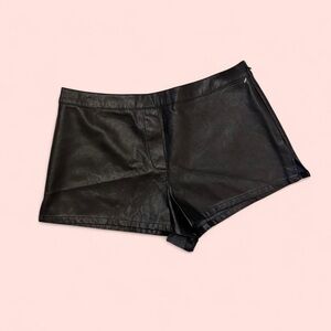 Victoria’s Secret Faux Leather Booty Shorts